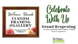 Grand Re-Opening: Willilam Bounds Custom Framing & Gallery