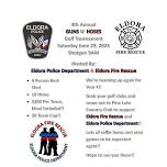 4th Annual GUNS N' HOSES Golf Tournament Hosted by Eldora Police Department & Eldora Fire Rescue