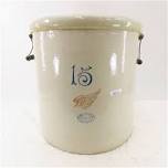 15 gallon Red Wing Union Stoneware Crock