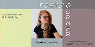 Poets’ Corner Open Mic Presents H.R. Webster