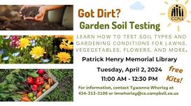 Got Dirt? Garden Soil Testing - Brookneal