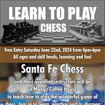 Learn to play chess @ manga coffee house w/ Santa Fe chess