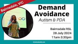 Bairnsdale - Demand Avoidance: Autism,& PDA