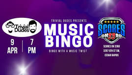 Music Bingo at Scores on 33rd