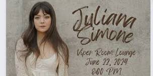 JULIANA SIMONE: Unplugged @ VIPER ROOM LOUNGE