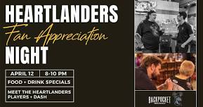 Heartlanders Fan Appreciation Night!