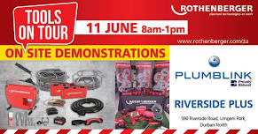 ROTHENBERGER Tools on tour at PLUMBLINK Riverside Plus