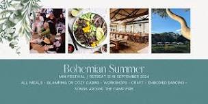 Bohemian Summer Mini Festival Retreat