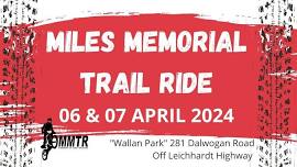 Miles Memorial Trail Ride 2024