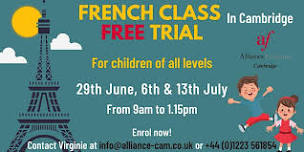 Cambridge: French Class Free Trial for Teenagers