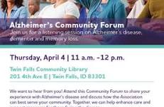 Alzheimer's Community Forum