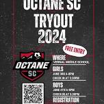 Octane SC Boys Soccer Tryouts 2024 season