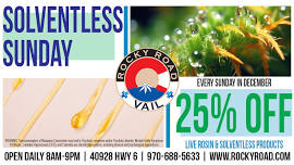 Solventless Sunday 25% OFF