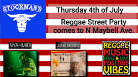 Reggae Street Party July 4th N Maybell Ave