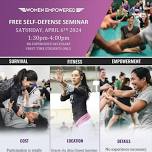 FREE Women Empowered Self Defence Seminar!