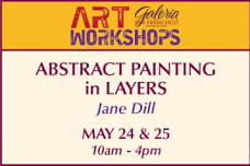 Abstract Painting in Layers - Jane Dill [] Galería San Francisco