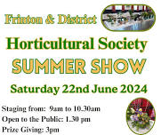 Frinton & District Horticultural Society - SUMMER SHOW