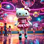 HELLO KITTY AND FRIENDS GLOW SKATE