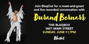 Live Conversation and Meet-and-Greet with Durand Bernarr