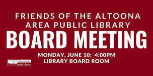 Friends of the Library Board Meeting