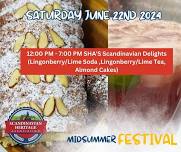 SHA'S Scandinavian Delights (Lingonberry/Lime Soda ,Lingonberry/Lime Tea, Almond Cakes