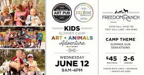 June 12 | Kids Art • Animals • Adventure Camp @ Freedom Ranch