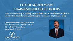 Commissioner Steve Calle Office Hours