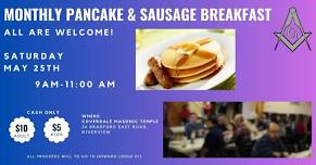 May Pancake & Sausage Breakfast