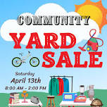 HUGE COMMUNITY YARD SALE