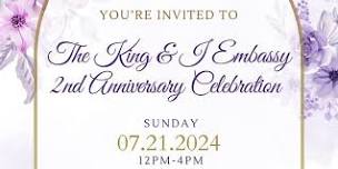 The King & I Embassy 2nd Anniversary Celebration