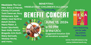 Benefit Concert for Middle East Children's Alliance