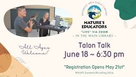 All Ages Program | Nature's Educators Talon Talk