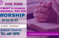 ST. MARY'S SUNDAY SHEPHALL SUNDAY SERVICE