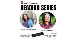 IUWC Reading Series: torrin a. greathouse and Grace Talusan