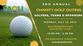 3rd Annual Charity Golf Outing - Individual Golfers, Teams, & Sponsors