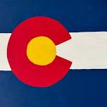 Paint a wooden Colorado flag