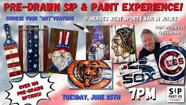 Pre Drawn SIP & Paint Experience! 11