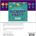 Kick off Party Walk To End Alzheimer’s