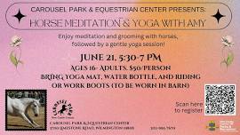 Horse Meditation & Yoga with Amy