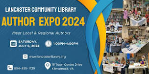 Book Expo FREE TO THE PUBLIC at the library in Kilmarnock, VA