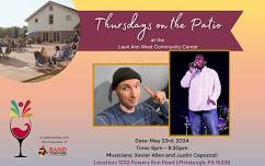 Thursdays on the Patio – w/Xavier Allen & Justin Capozzoli