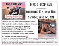 Bike/Jeep Run for Kim Kane Well