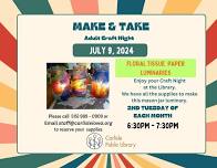 Make & Take Adult Craft for July