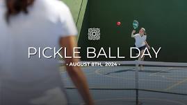 NATIONAL PICKLE BALL DAY