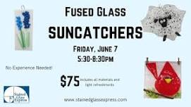 Fun Night Out Fused Glass Suncatchers