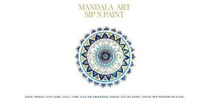 Mandala Art Sip n Paint