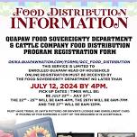 Food Distribution Pick-Up Date