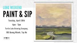 PAINT & SIP AT TURTLE LAKE