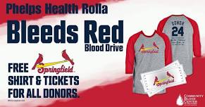 Phelps Health Bleeds Red: Rolla Blood Drive