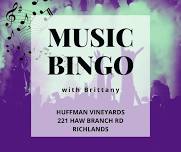 Music Bingo @ Huffman Vineyards June 15